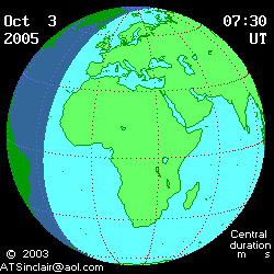 Eclipse anular octubre 2005