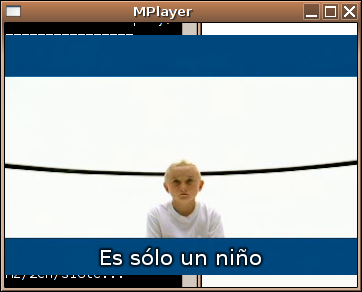 Mplayer subtítulos